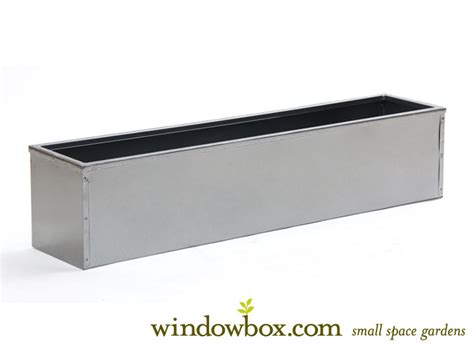 silver-tone metal window box liner|window liners for sale.